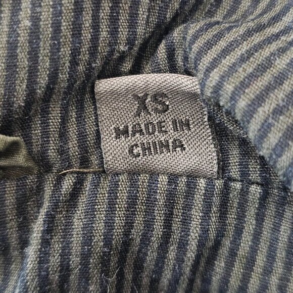 Levis Utility Jacket Womens Extra Small Green Hooded Military Anorack Coat - Picture 5 of 10